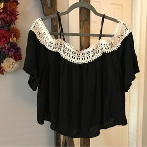 Black Summertime Top